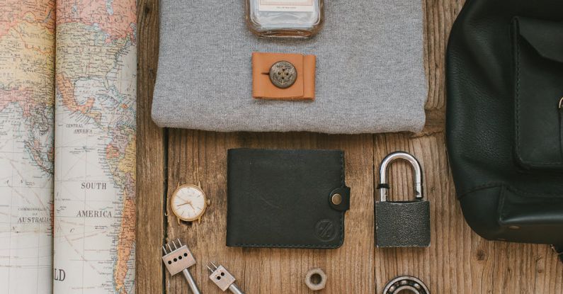 MVP - Gray Shirt and Leather Wallet on Wooden Surface