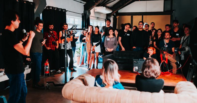 Networking Events - Group of People Standing Inside Room